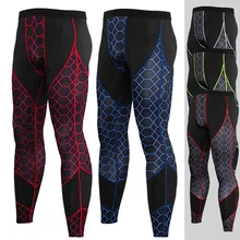 Спортивные штаны для мужчин лоскутное быстросохнущая эластичные узкие брюки спортивная одежда для бега фитнеса одежда костюмы