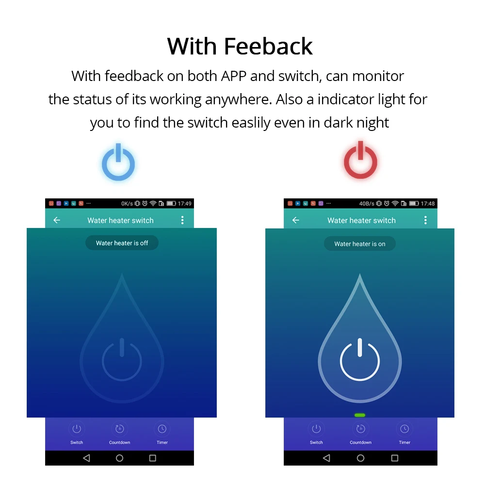 Wi-Fi Alexa Google Home переключатель котла для воды Поддержка Smart Life Phone управление приложением, когда снаружи