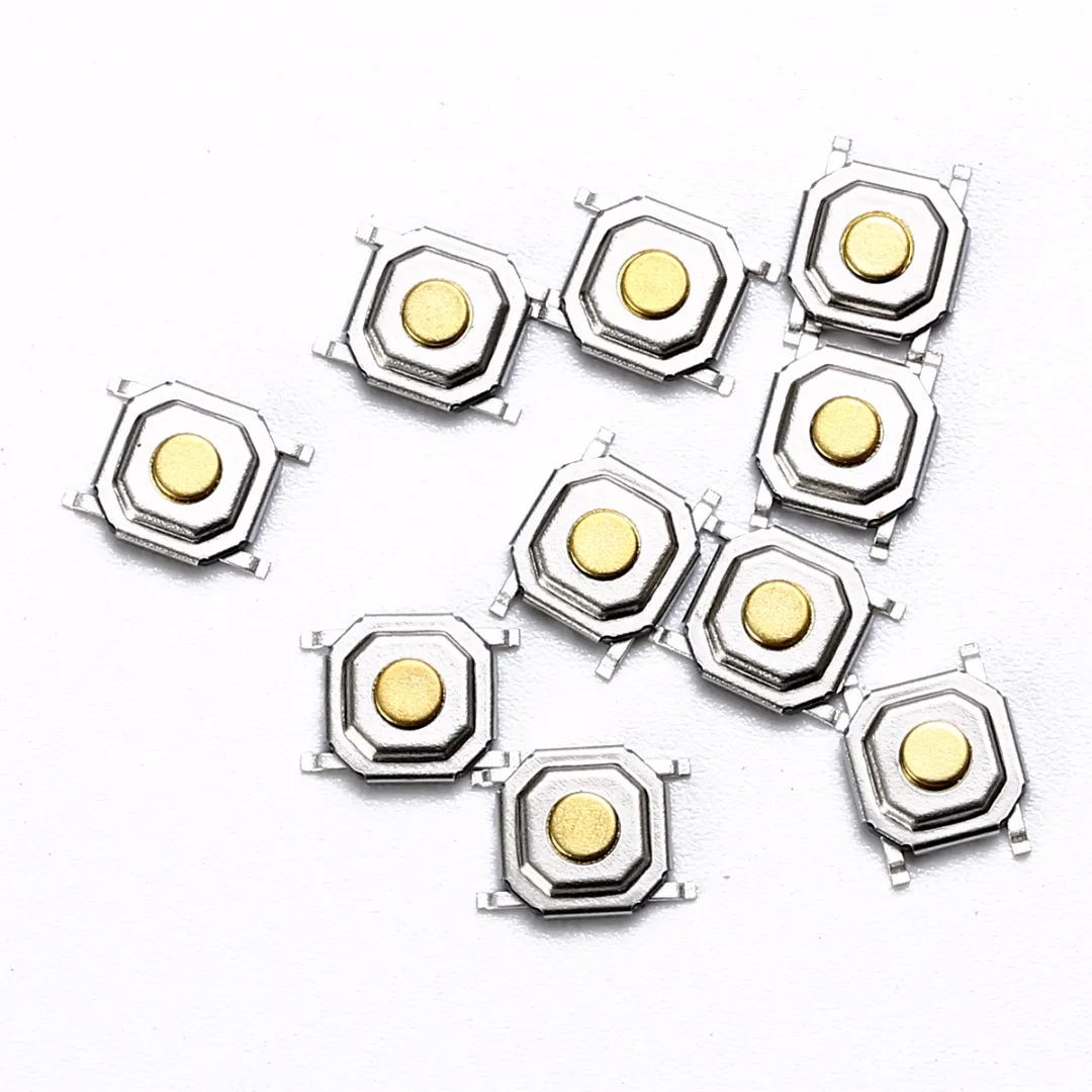 140pcs 14 Types Miniature Tactile Switches Push Button Momentary Tact Miniature Pushbutton with Good Electrical Conductivity