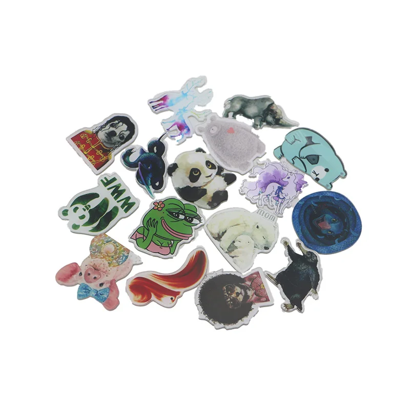 1 Pcs Grosir Magnet Kulkas Lucu Kartun Hewan Panda Icon Dll