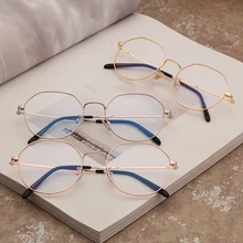 Очки в стиле ретро с прозрачными очки оправы для очков прозрачный оправы для очков Для женщин очки мужские очки для чтения, фирменные рамка 9063OLO