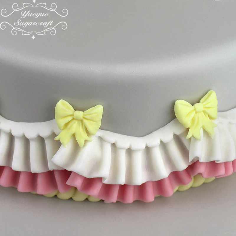 Yueyue Sugarcraft силиконовая форма с бантиком для украшения торта шоколадной