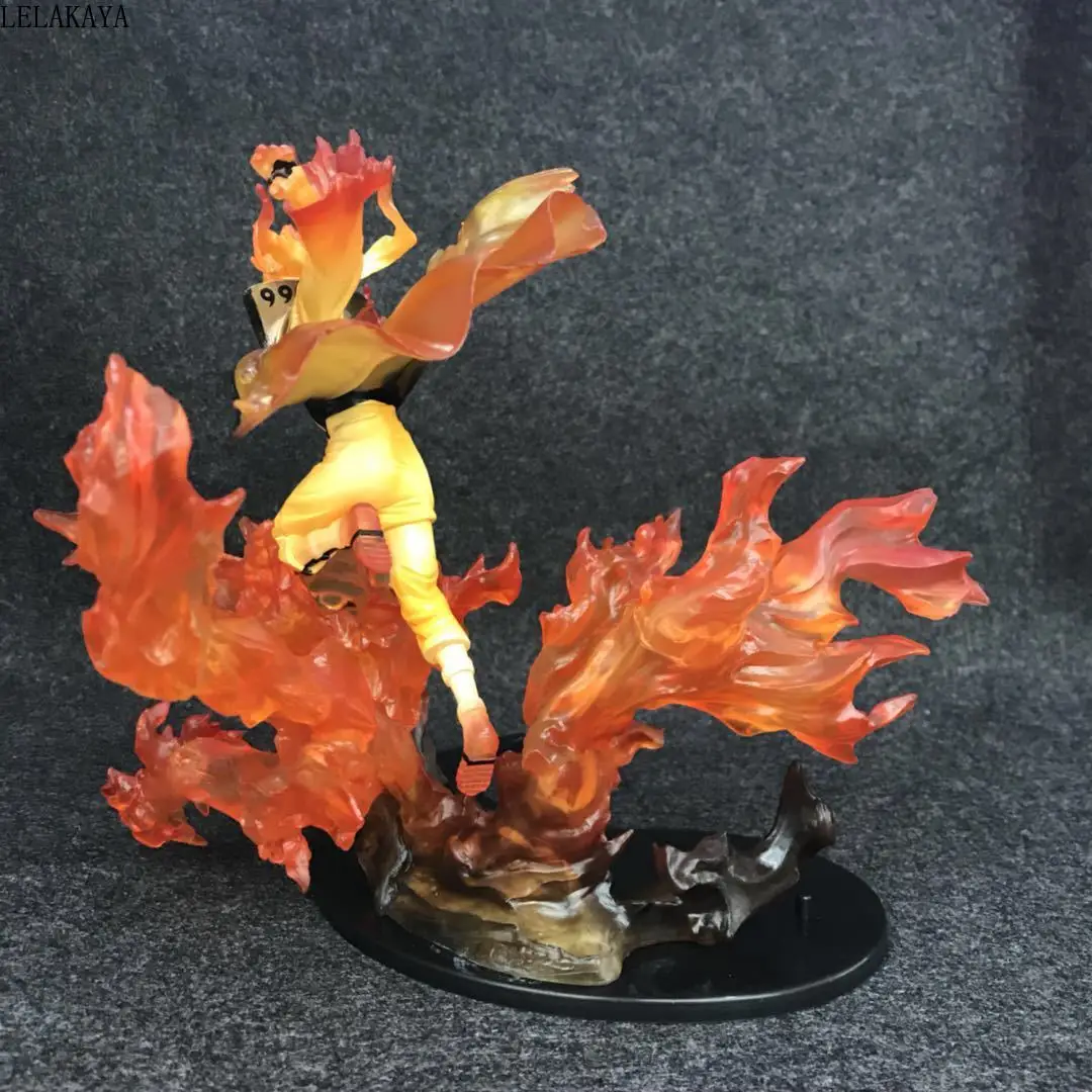20 см аниме Наруто Shippuden фигурка Uzumaki отношение ноль кьюби версия модели Kurama ПВХ