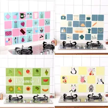 Водостойкие самоклеющиеся масляные Стикеры для украшения дома и спальни, 1 шт., бумага из алюминиевой фольги, художественные аксессуары, настенные Стикеры для кухни