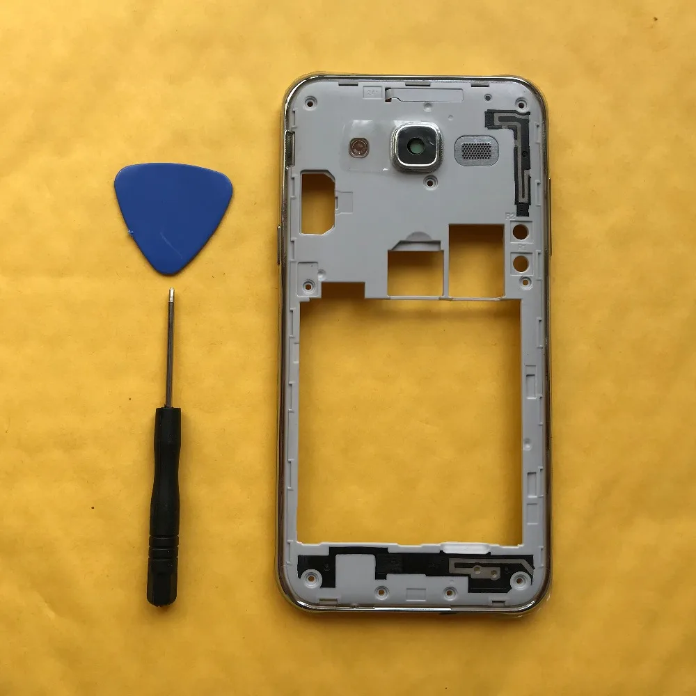 Оригинальная средняя рамка для Samsung Galaxy J5 2015 J500 J500F J500H J500M J500FN чехол телефона с