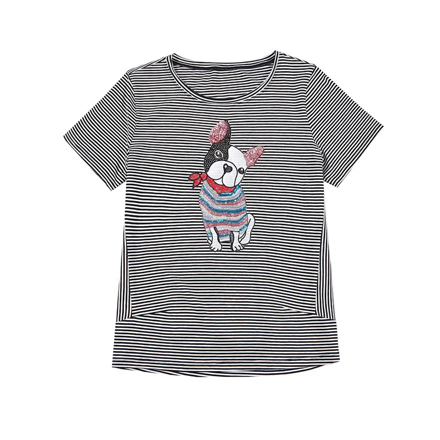 BOBOKATEER camisetas divertidas talla grande camiseta mujer camiseta animal algodón verano top camisetas mujer verano 2018 camiseta mujer BOBOKATEER camisetas divertidas talla grande camiseta mujer camiseta animal algodón verano top camisetas mujer verano 2018 camiseta mujer