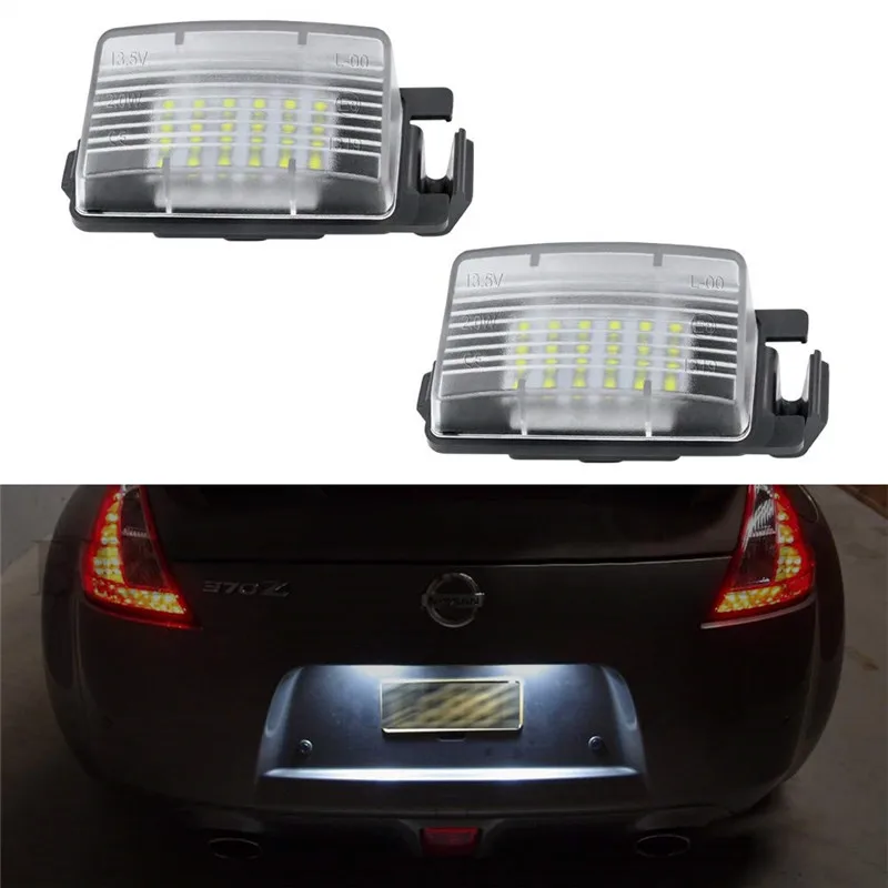 Светодиодный светильник для номерного знака Nissan 350z 370z светодиодный с питанием от