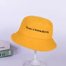 Рыбацкая шляпа унисекс для взрослых женщин и мужчин Рыбацкая шляпа с буквенным принтом вышивка хлопок открытый Лето Повседневная Рыбацкая шляпа