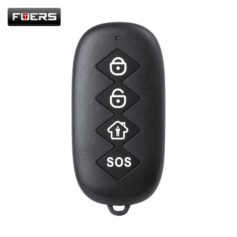 

Fuers 9V-12V Wireless Plastic Remote Control Controller Keyfobs Keychain 433MHz For Specified Alarm System Operating Range 80M