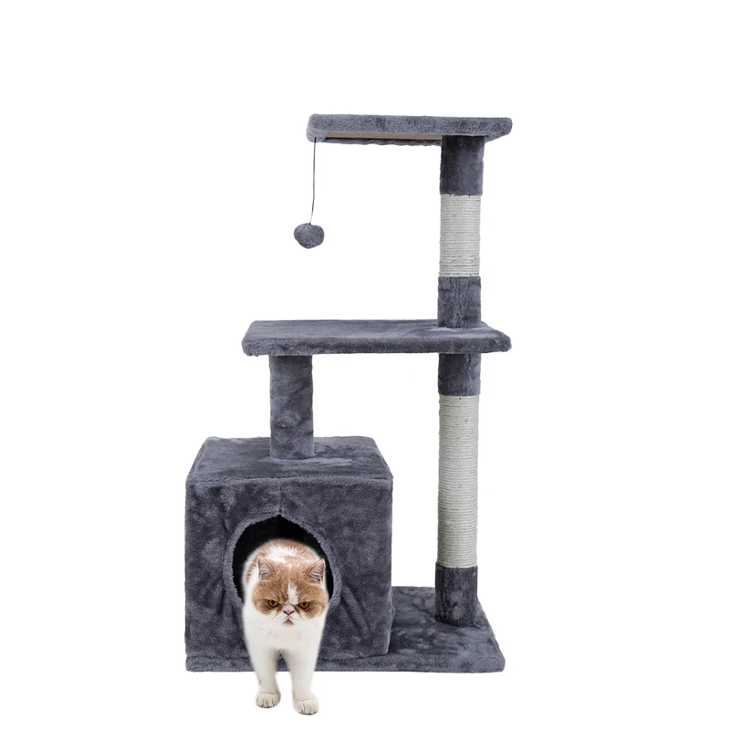 Домашняя Кошка скалолазание рама домик для питомца гнездо для лазания котенок игровой мяч мебель для питомца Когтеточка домик для кошки на дереве