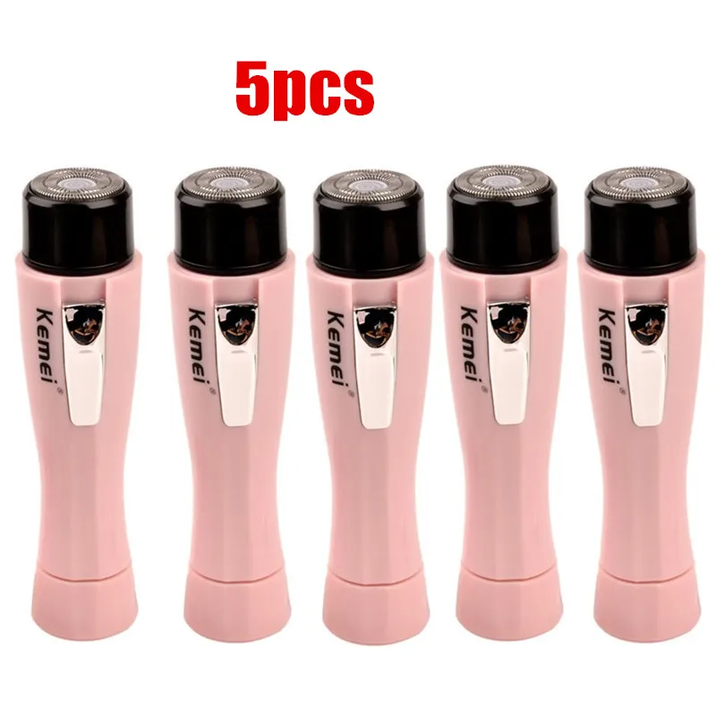 5 PCS Lady Electric Shaver Razor Shaving Female Private Parts Face
