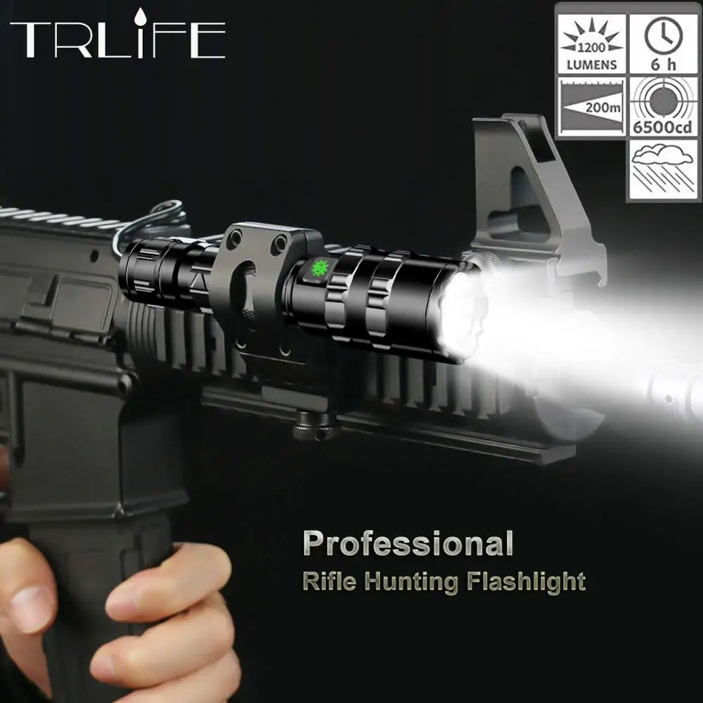 

60000Lums Professional LED Flashlight for Hunting Tactical Night Scout Lights Set L2 Fish Light USB Rechargeable Waterproof