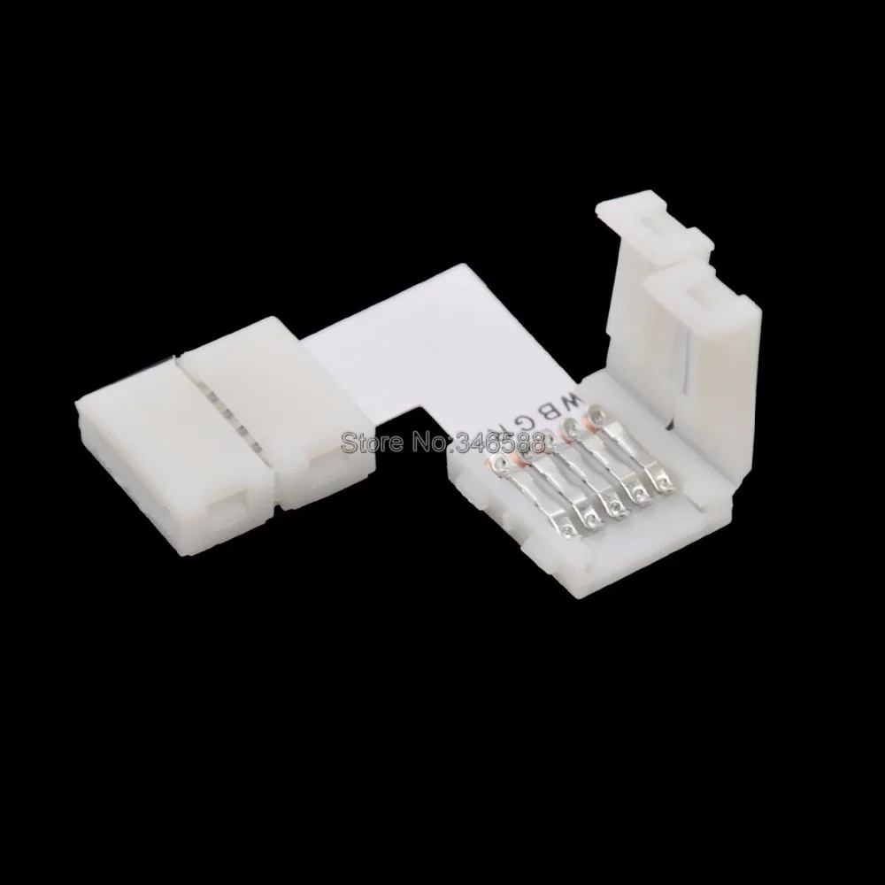 5 контактный RGBW RGBWW Светодиодная лента коннектор FPC PCB L T X угловой сплиттер Без