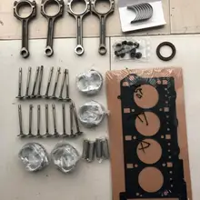 1kit комплекты для восстановления двигателя с поршневыми кольцами клапанов сальник и прокладка для китайских SAIC ROEWE 350 MG3 MG5 1.5L детали двигателя