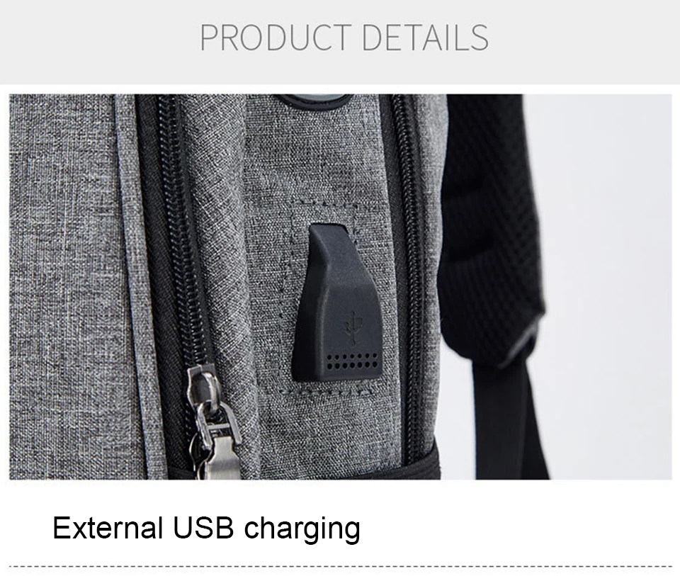 Anti Theft Backpack Men Backpacks Laptop 17 Inch 15.6 Male Female Backpacking USB Charging Student Notebook Bagpack Travel Bags (5)