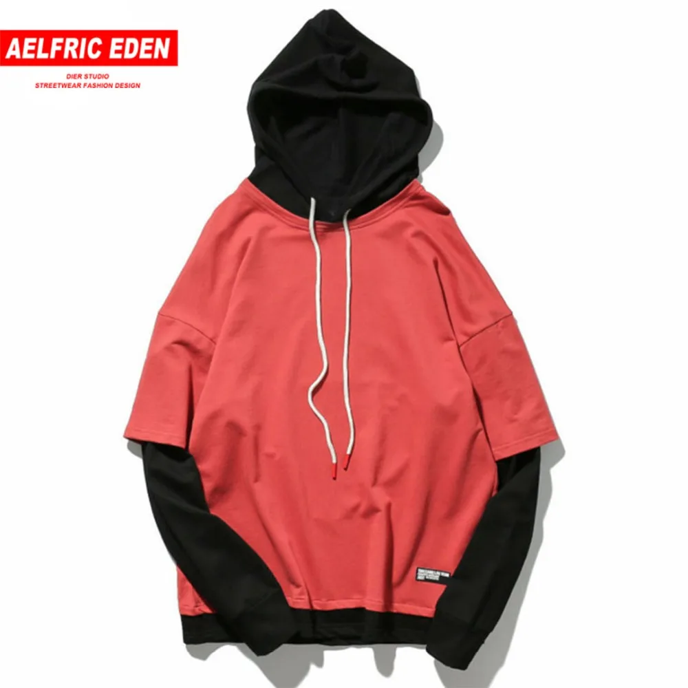 Aliexpress.com : Buy Aelfric Eden Men Colors Splice Hooded Sweatshirts