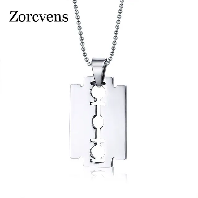 collier homme lame de rasoir collier homme lame de rasoir