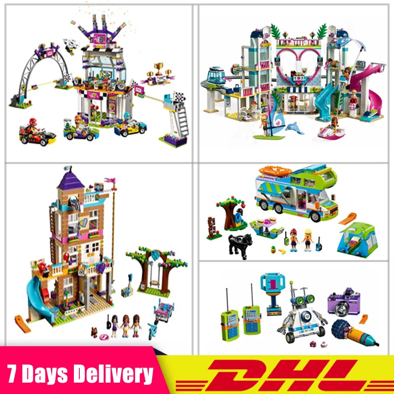 

Lepin 01062 01063 01067 01068 01072 Compatible LegoINGlys 41339 41340 41346 41347 41352 Girls Friend Blocks Blocks Toys Gifts