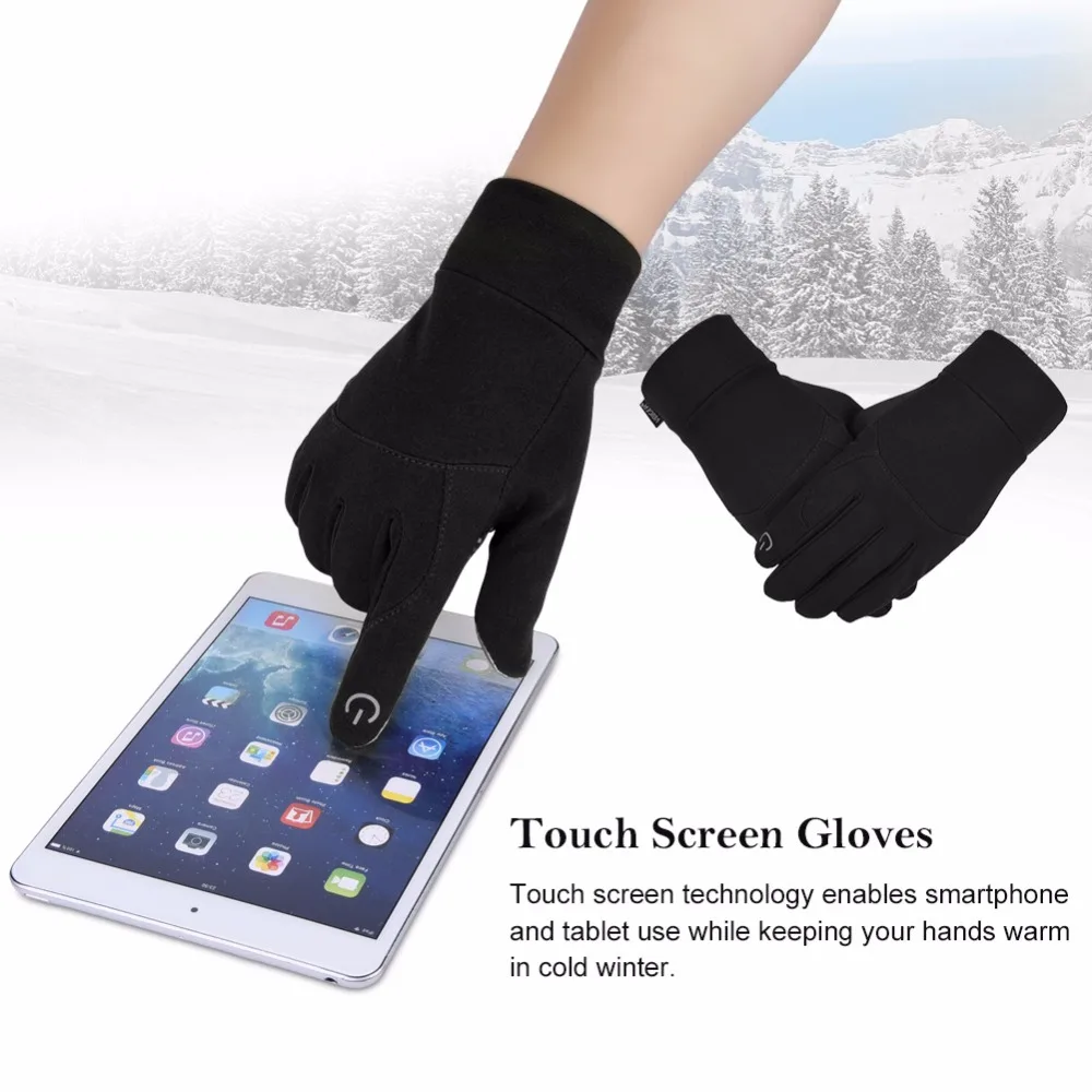 Vbiger  Adult Winter Gloves Professional Outdoor Cycling Running Touch Screen Gloves Winter Sport Gloves for Men Women