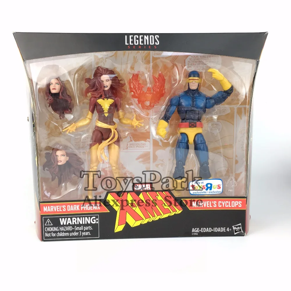 

Marvel Legends Series 6" Dark Phoenix & Cyclops X MEN Action Figure 2017 TRU Exclusivite 2 Pack Collectible NEW IN BOX Original