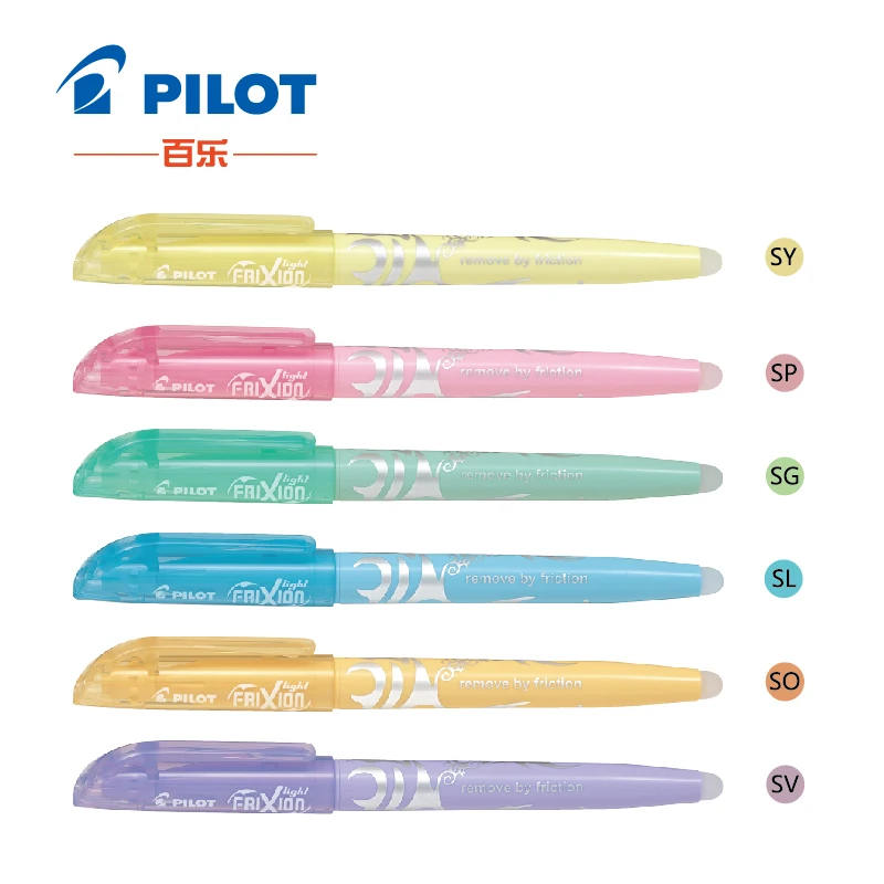 Япония пилот FRIXION стираемая ручка 12 шт./партия 12 цветов на выбор SW-FL маркер для офиса и школы канцелярские принадлежности