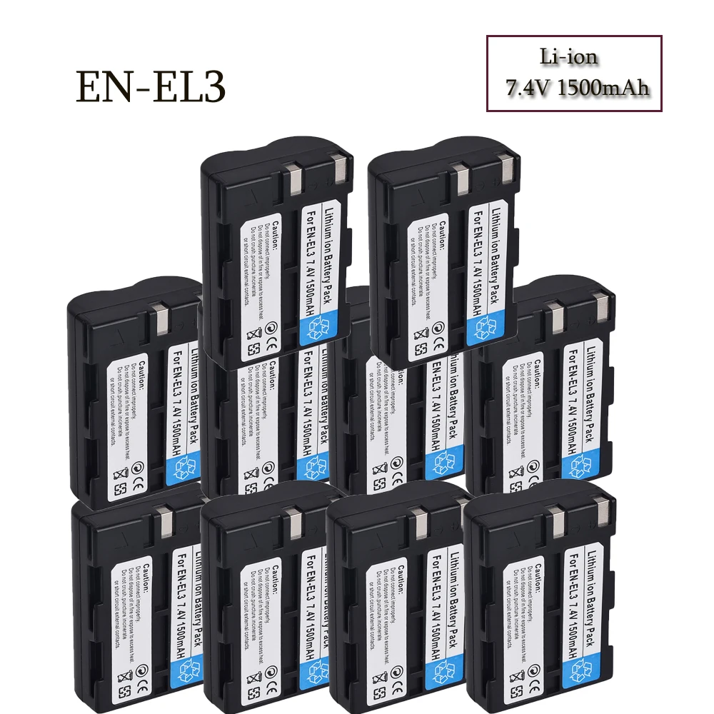 Wholesale High Quality 7.4V 1500mAh EN-EL3EL3A Camera Battery For NIKON DSLR D50, DSLR D70, DSLR D70s, DSLR D100 Wholesale High Quality 7.4V 1500mAh EN-EL3EL3A Camera Battery For NIKON DSLR D50, DSLR D70, DSLR D70s, DSLR D100