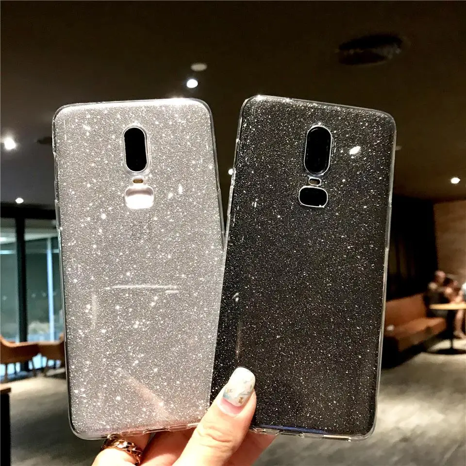 

Glitter 2 in 1 TPU Case For OnePlus 6T Cover Silicone Fundas OnePlus 6 5T 5 3 LG Q6 Q8 G5 G6 G7 V10 V20 V30 K8 K10 2017 Cases
