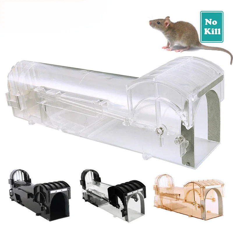 

2019 New Cattura Del Mouse Trappola Esca Gabbia Del Criceto Trasparente Humane Diretta Trappola Per Topi Mouse Killer Fly Trap