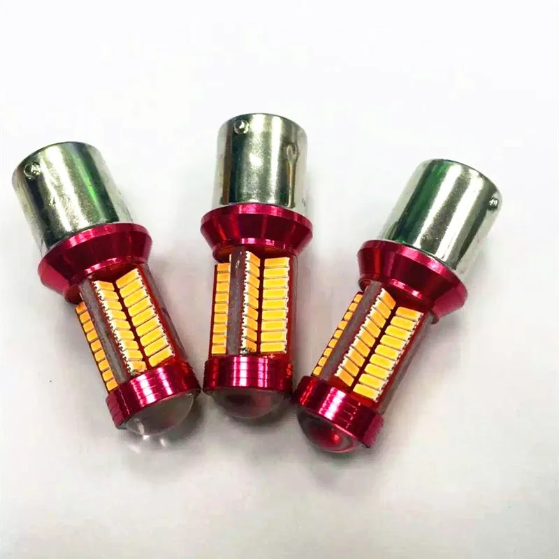 10 шт. 1156 1157 4014 78smd Вт 12 В-24 В Автомобиля Светодиодная Лампа автоматическая