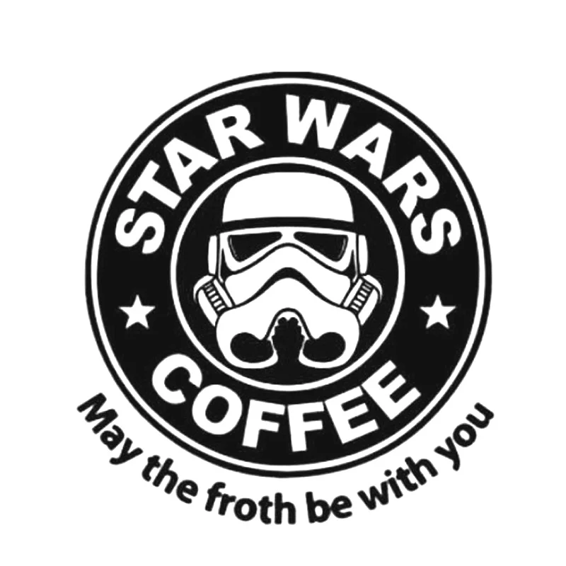 

1 PCS Star War Coffee Stamp DIY Self Inking Photosensitive Seal Without Handle Funny Stamps and Dies for Scrapbooking