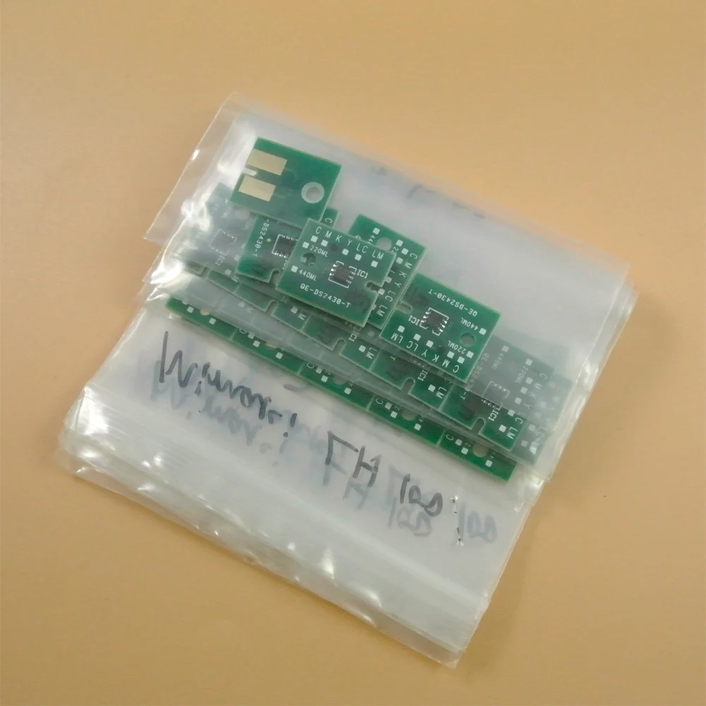 Permanent Eco-Solvent Max Chips for Roland SP300 SP500 BN-20 Auto Reset Chips 4 Colors