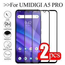 2pcs 3D Full Cover Glass For UMIDIGI A5 Pro Protective Glass Screen Protector for UMIDIGI A5 Pro Tempered Glas A5pro A 5 9H Film