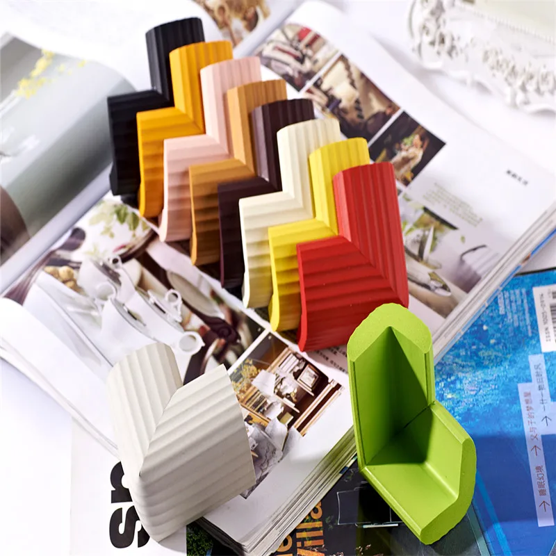 16Pcs Kids Baby Soft Safety Table Corner Edge Protection Cover Baby Children Multicolor U Shape Mini Stripe Corner Guards