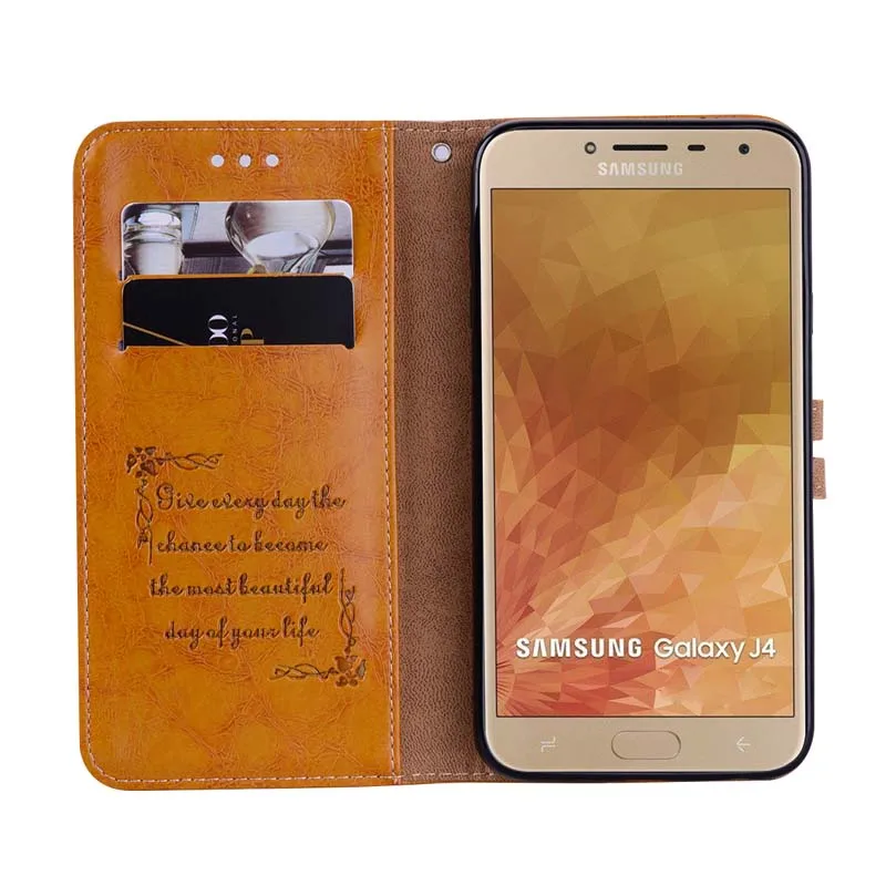 Кожаный чехол кошелек для Samsung Galaxy S3 S5 Neo S4 S6 S7 Edge S8 S9 Plus J3 J5 J7 2017 2016 A6 A8 J4 J6 A7 A9