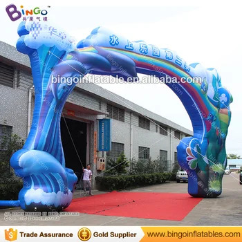 

Dia 12 meters inflatable ocean theme entrance arch welcome door for advertising