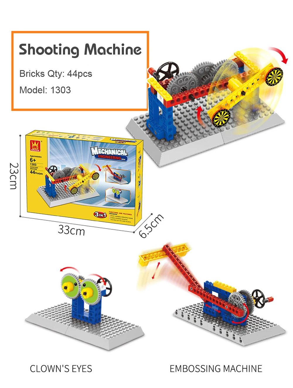 WANGE 3в1 электронные инженерные блоки DIY креативные блоки Развивающие строительные блоки игрушки для детей подарок для детей