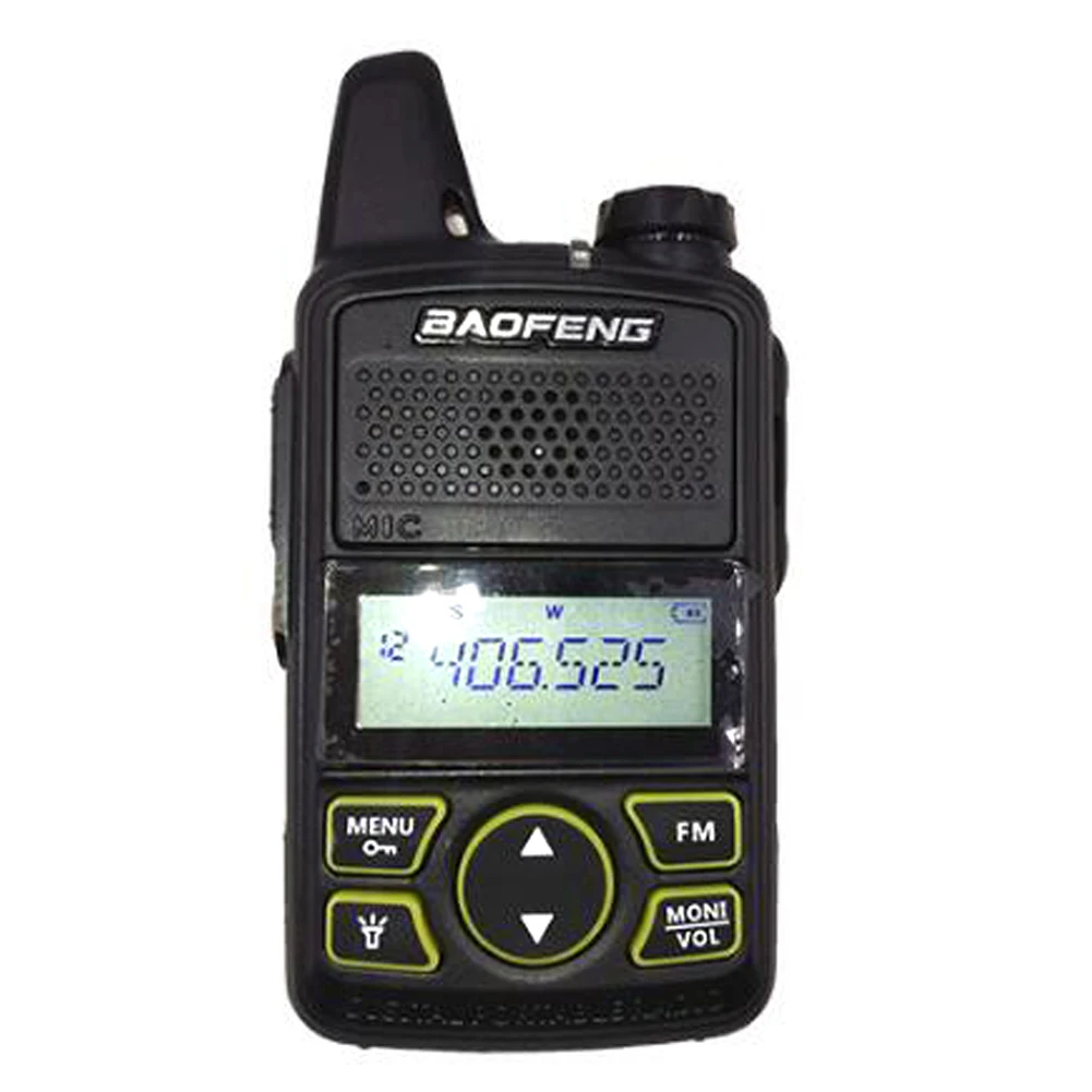 BAOFENG T1 MINI Two Way Radio BF-T1 Walkie Talkie UHF 400-470mhz 20CH Portable Ham FM CB Radio Handheld Transceiver