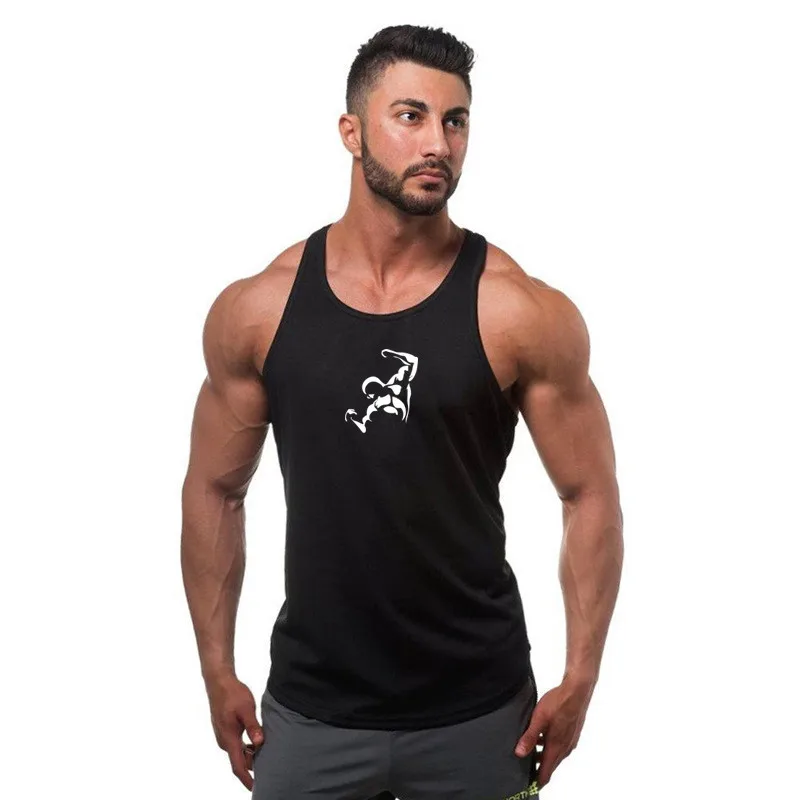 

Brand Bodybuilding Stringer Tank Tops Mens Sportwear Vest Golds Fitness Men gyms Clothing sleeveless shirts Muscle singlets