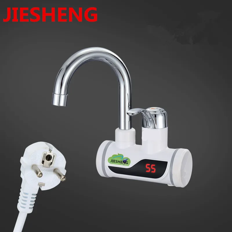 Kitchen Electric Hot Water Faucet 3000 Watt Quick Hot Kitchen and Heating Cool and Hot Water Heater