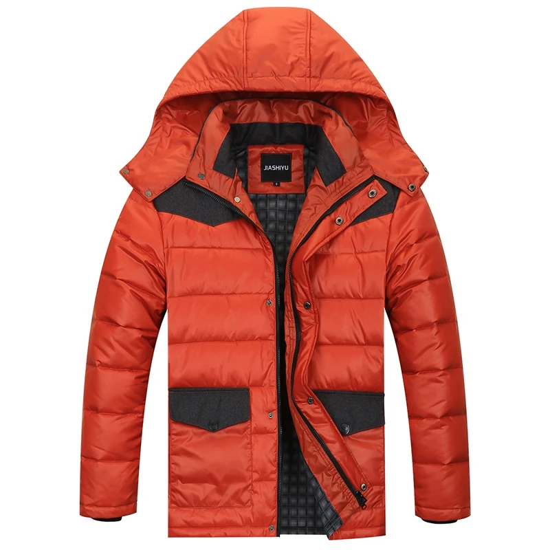 

New winter men's fashion casual stand collar big yards fat Nutty large yards jacket plus fertilizer increase Brand down jacket