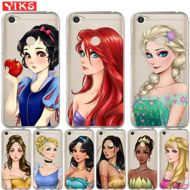 

Coque for Xiaomi Mi A1 5X Redmi Note 3 3S 4 Pro 4X 4A 5A Prime 5 Plus Case Queen Princess Pattern Soft Silicone TPU Back Cover