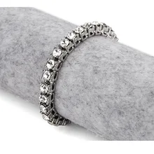 5 мм кубический цирконий в стиле «хип-хоп» Для женщин Для мужчин ювелирные изделия 18/19/20/21 см свадебный подарок пара теннисные зубец Cz браслет побрякушка льдом