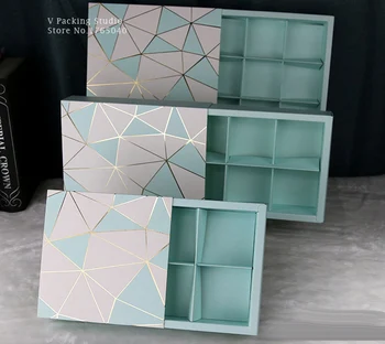 

60 x MacaronBox Cupcake Gift Bakery Macaron Pastry Cookies Packaging Paper Boxes