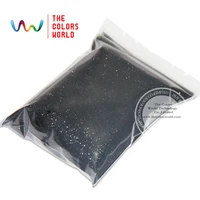Paillettes nacrées résistantes aux solvants, couleurs noires, 0.2MM, taille 008, pour vernis à ongles gel ou autre décoration artistique, TCP16 4