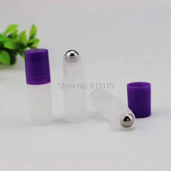 

50pcs 3ml PP Roller Bottles,Metal bead Empty Roll on Bottle Clear for Essential Oil,Perfume,Mini Sample Vials Cosmetic Packing