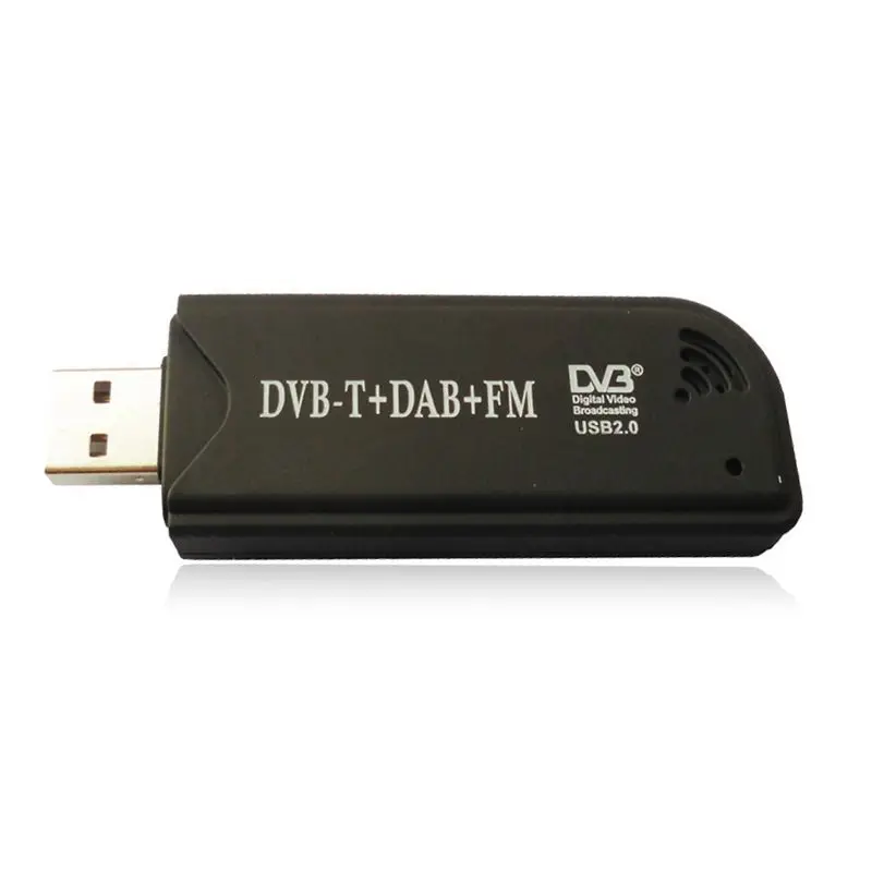 AABB-USB2.0 dab fm DVB-T RTL2832U R820T2 SDR RTL-SDR Dongle Stick цифровой ТВ-тюнер приемник ИК-пульт дистанционного управления с антенной