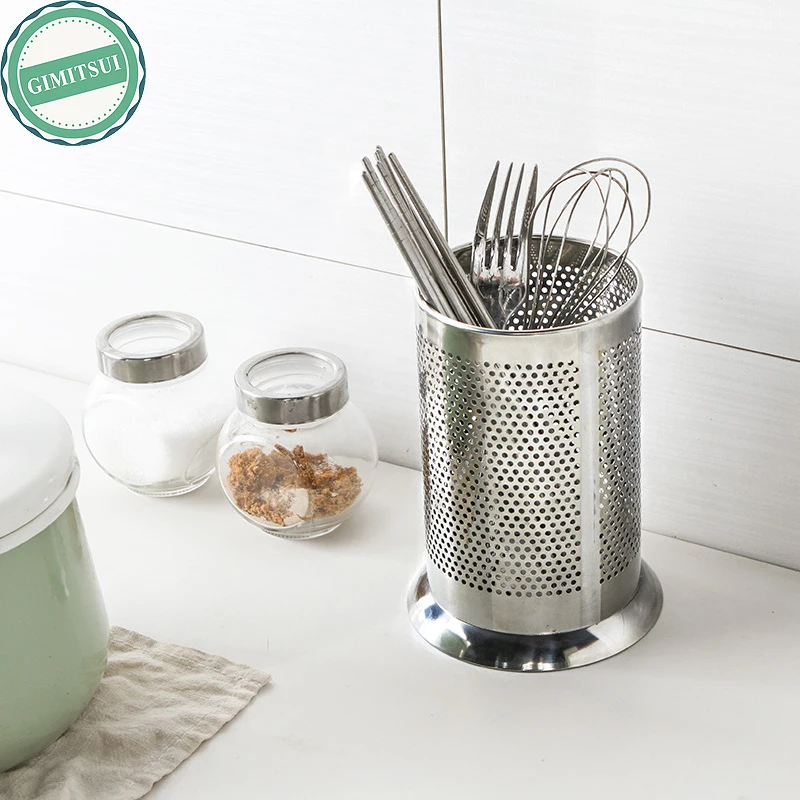 Korean Cutlery Spoon Chopsticks Fork Holder Container Storage Basket