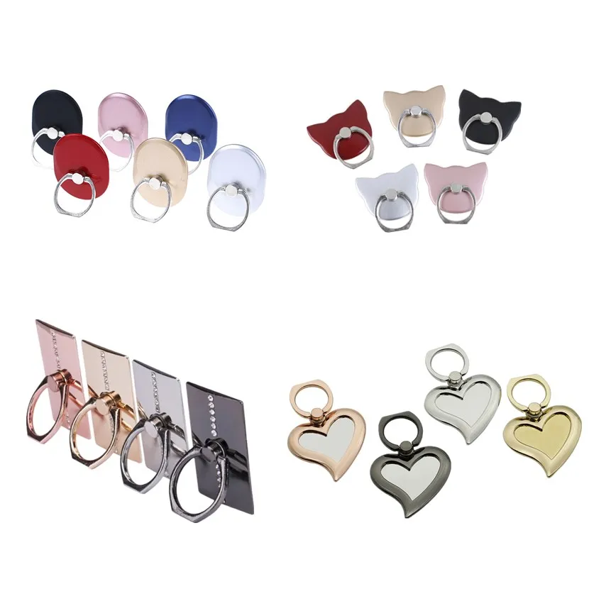 

Adjustable 360 Degree Finger Rings Smartphone Phone Stand Holder Mobile Phone Holder Stand for All Smart Cell Mobile Phone