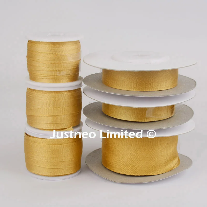

276 Apricot 100% Pure Silk Ribbon for Embroidery Handcraft Double Face Taffeta Silk Tape 2/4/7/10/13/25mm,10/30/100m pk