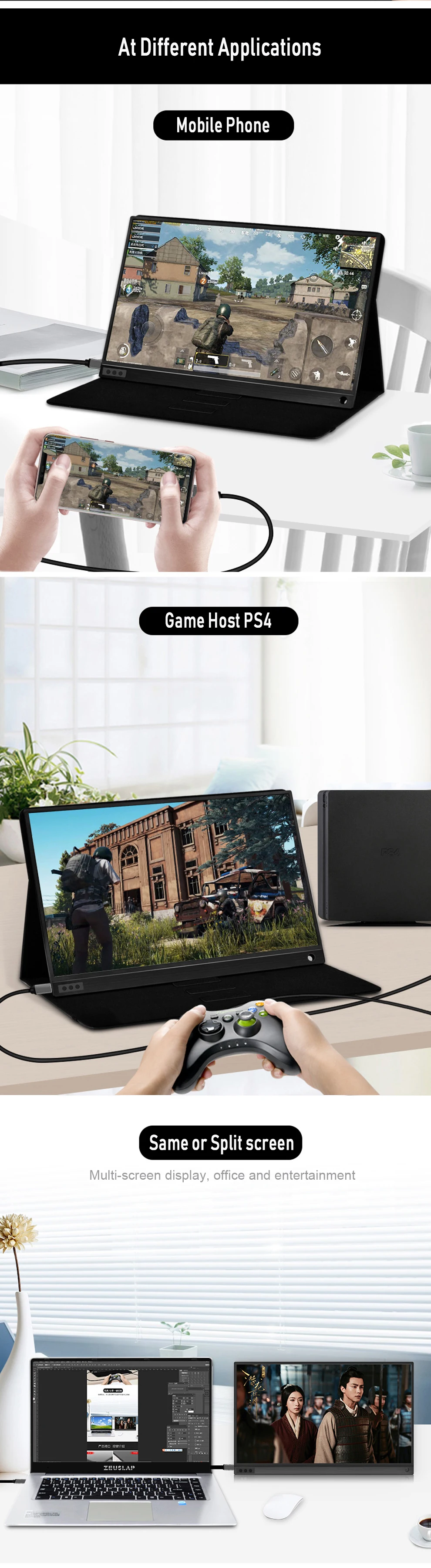 Zeuslap İnce Taşınabilir Lcd Hd 15.6 Monitör Zeuslap İnce Taşınabilir Lcd Hd 15.6 Monitör